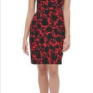 Tommy Hilfiger red and black sleeveless dress